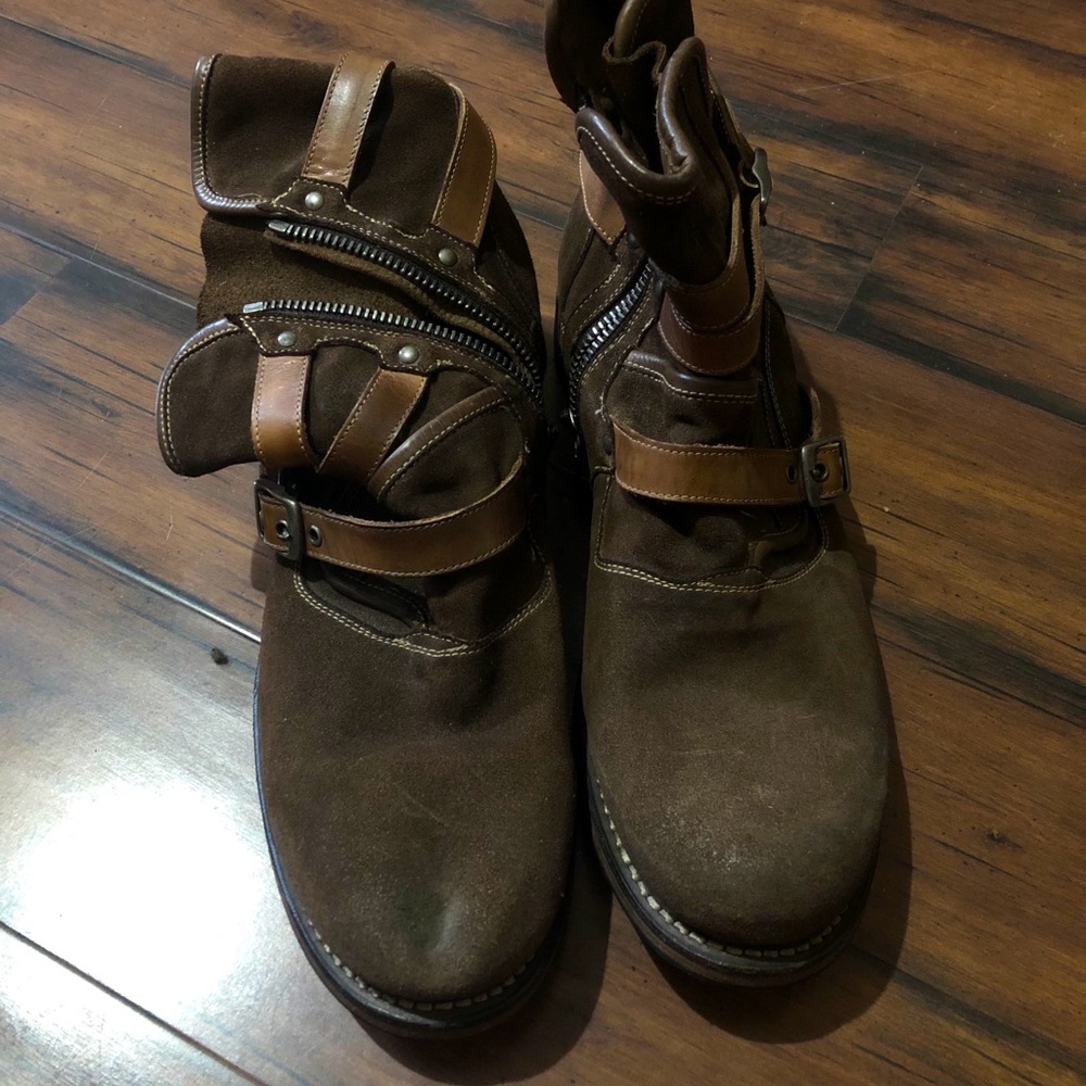 John Varvatos leather boots